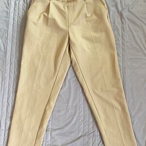 Women's Tommy Hilfiger Stretch Waist Trouser Size 4 Tan Beige Pants